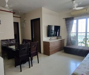 Living Room in 2 BHK Apartment at Dosti Oak, Kolshet Industrial Area – for Sale