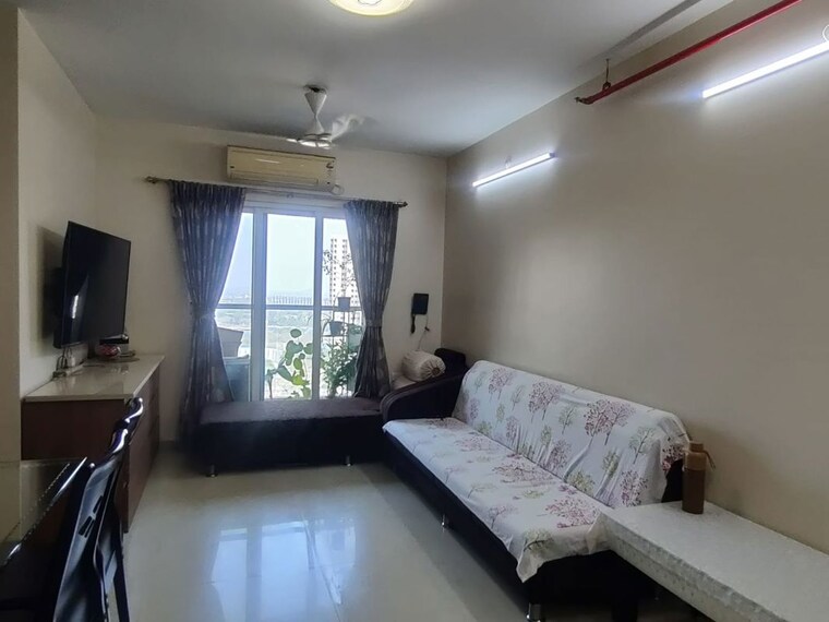Living Room, dosti-oak 2 Bedroom 639 Sq.Ft. Apartment In Kolshet Industrial Area Thane 10452108
