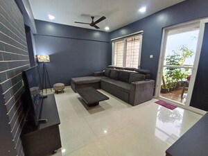 Living Room in 2 BHK Apartment at Majestique Towers East Phase 1, Kharadi – for Rent