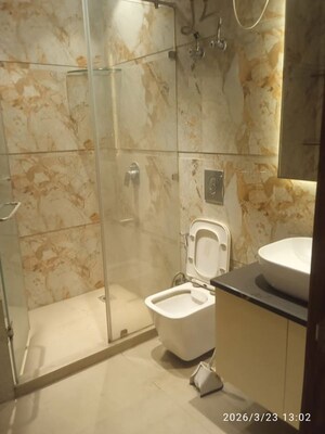 Bathroom in 3 BHK Builder Floor at Sushant Lok I – for Sale