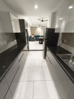 Kitchen in 3 BHK Apartment at Motia Citi Royal Business Park, Ambala Highway – for Rent