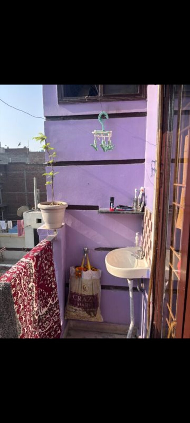 Balcony, govindpuri 2 Bedroom 60 Sq.Yd. Builder Floor In Govindpuri Delhi 10452185