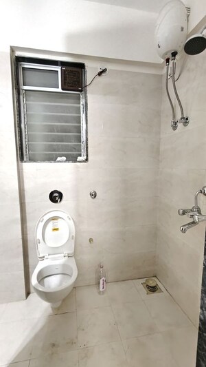 Bathroom in 1 BHK Apartment at DGS Sheetal Tapovan, Malad East – for Rent