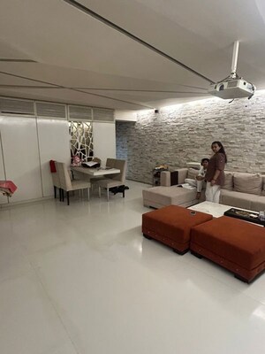 Living Room in 2.5 BHK Apartment at Oberoi Realty Springs, Andheri West – for Rent