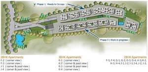 Master Plan in 2 BHK Apartment at Nandhini Prakruthi Solitaire, Electronic City – for Sale