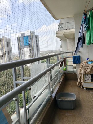 Balcony in 3 BHK Apartment at Paranjape Blue Ridge, Hinjewadi – for Rent