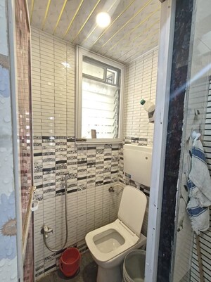 Bathroom in 1 BHK Apartment at Balaji Guruji Residency, Ulwe Sector 24 – for Sale