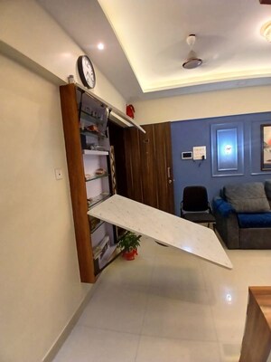 Dining Room in 1 BHK Apartment at Ashar Metro Towers, Vartak Nagar – for Sale