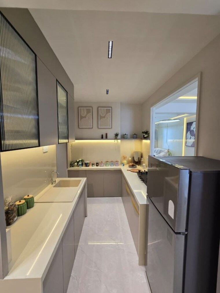 Kitchen, vakratunda-anantaraa 1 Bedroom 436 Sq.Ft. Apartment In Dhokali Thane 10452290