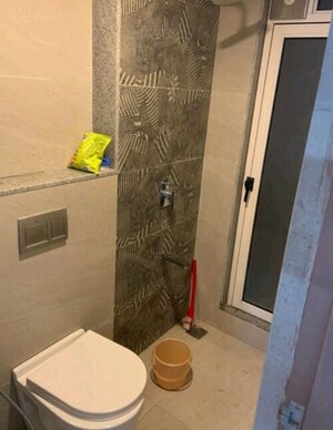 Bathroom in 1.5 BHK Apartment at Lodha Upper Thane Woodlands G H I, Anjur – for Rent