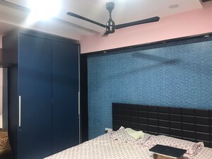 Bedroom in 3 BHK Apartment at Shree Vishwanath Heights, Rakhial – for Rent