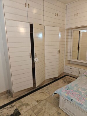 Bathroom in 3 BHK Builder Floor at Vasant Vihar – for Rent