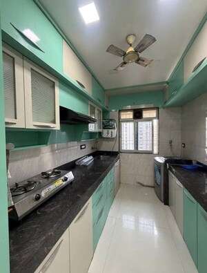Kitchen in 2 BHK Apartment at Divyam Heights, Andheri West – for Rent