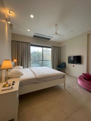 Bedroom in 3 BHK Apartment at Adani Ten BKC, Bandra East – for Rent