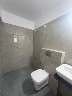 Bathroom in 3 BHK Apartment at Makwana Ishanand, Wanowrie – for Rent