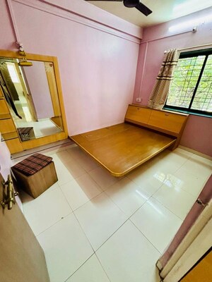 Living Room in 2 BHK Apartment at Bhusari Colony – for Rent