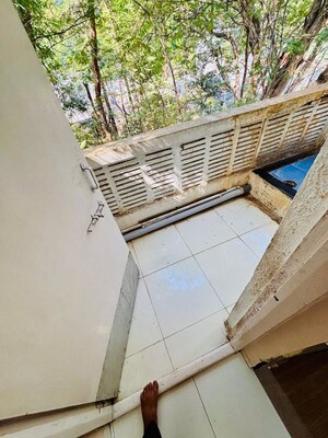 Balcony in 2 BHK Apartment at Bhusari Colony – for Rent