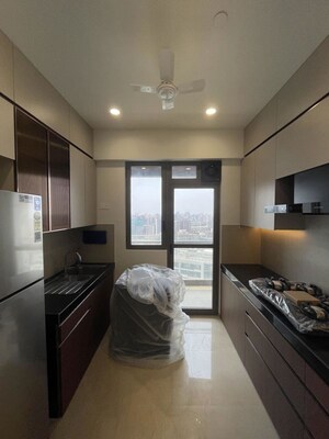 Kitchen in 3 BHK Apartment at Adani Ten BKC, Bandra East – for Rent