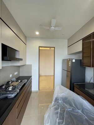 Kitchen in 3 BHK Apartment at Adani Ten BKC, Bandra East – for Rent