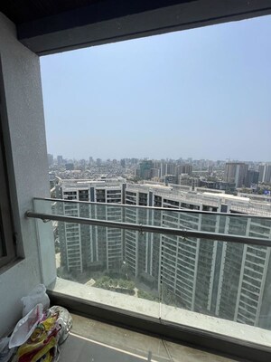 Balcony in 3 BHK Apartment at Adani Ten BKC, Bandra East – for Rent