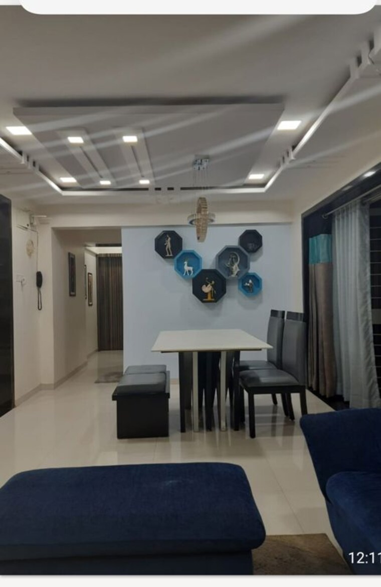 Living Room, royal-imperio 2 Bedroom 1300 Sq.Ft. Apartment In Pimple Saudagar Pune 10452591