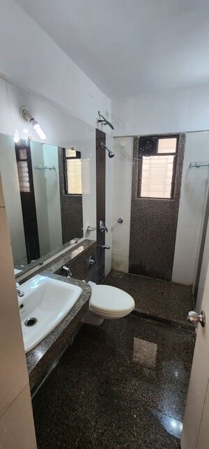 Bathroom in 2 BHK Apartment at Kalpataru Splendour, Wakad – for Rent