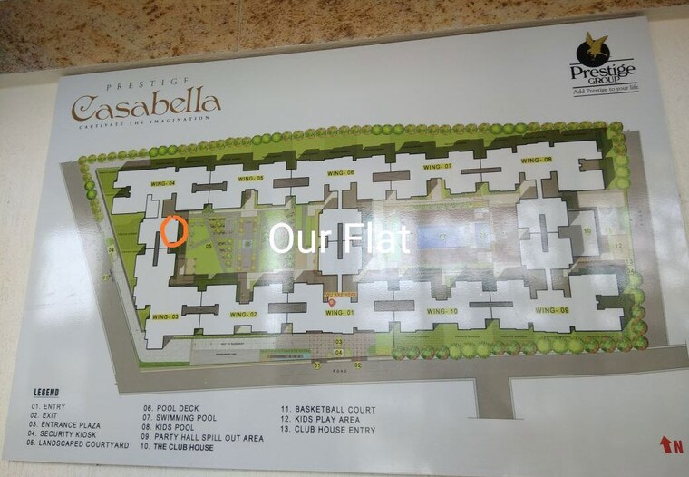 Master Plan, prestige-casabella 2 Bedroom 1246 Sq.Ft. Apartment In Chikkathoguru Bangalore 10452633