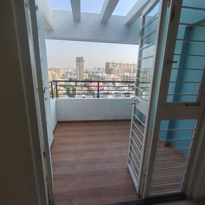 Balcony in 2 BHK Apartment at Shree Anand Royal Court, Thergaon – for Rent