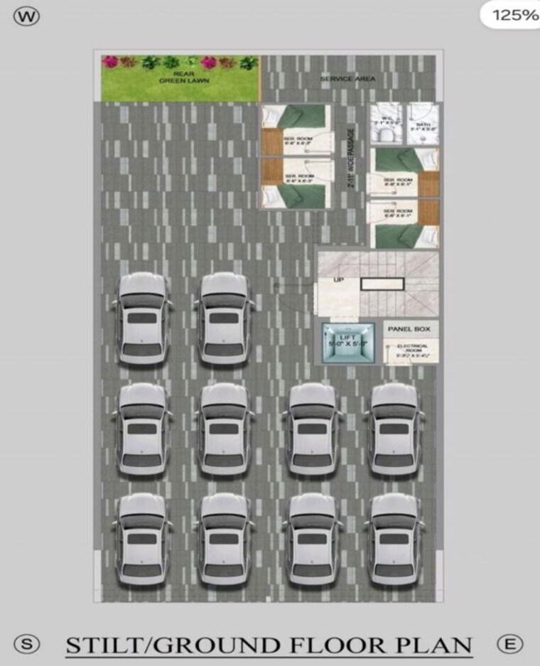 Exterior View, dlf-building-10 4 Bedroom 251 Sq.Yd. Builder Floor In Dlf Phase ii Gurgaon 10452701