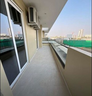 Balcony in 3 BHK Apartment at Maya Green Lotus Utsav, International Airport Road – for Rent