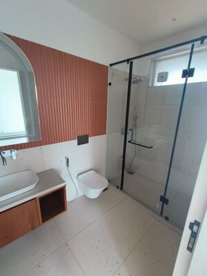 Washroom in 4 BHK Villa at Shrijee Gardenia, Bhayli – for Sale