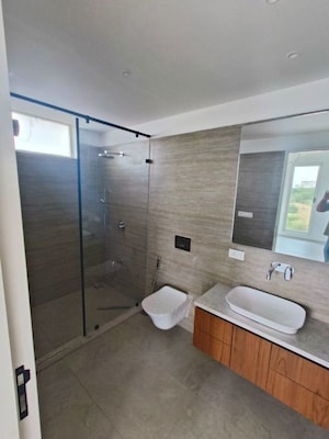 Washroom in 4 BHK Villa at Shrijee Gardenia, Bhayli – for Sale