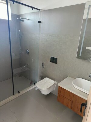 Washroom in 4 BHK Villa at Shrijee Gardenia, Bhayli – for Sale