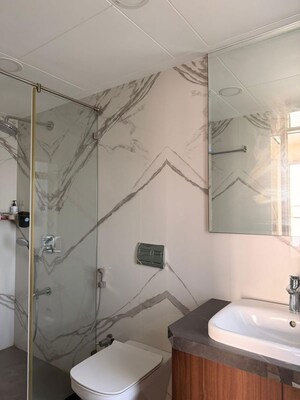 Bathroom in 3 BHK Apartment at Dedhia Estate, Matunga East – for Rent