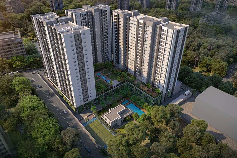 Exterior View, paranjape-forest-trails-everglades-h3-and-h4 2 Bedroom 912 Sq.Ft. Apartment In Bhugaon Pune 10445444