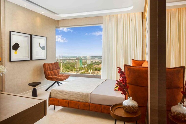 Bedroom, marathon-monte-south 4 Bedroom 3100 Sq.Ft. Apartment In Byculla West Mumbai 10452333