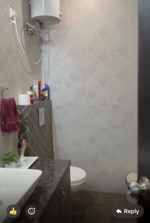 Bathroom in 3 BHK Builder Floor at Sushant Lok I – for Sale