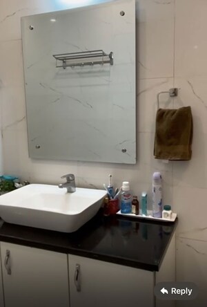 Bathroom in 3 BHK Builder Floor at Sushant Lok I – for Sale