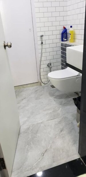 Bathroom in  Office Space at Lodha Supremus Kolshet Road, Kolshet Road – for Rent