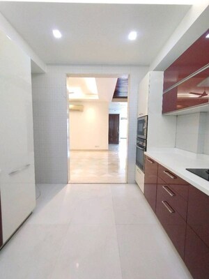 Building Lobby in 3 BHK Builder Floor at Vasant Vihar – for Rent