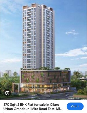 2 BHK Apartment For Sale in Cllaro Urban Grandeur, Mira Road