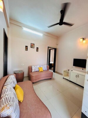 Living Room in 2 BHK Apartment at The Ultra CHS, Mahim West – for Rent