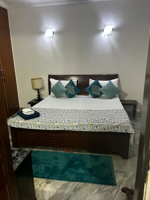 Bedroom in 4 BHK Builder Floor at Greater Kailash I – for Rent