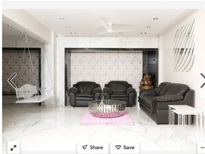 Living Room in 4 BHK Builder Floor at Vasant Vihar – for Rent