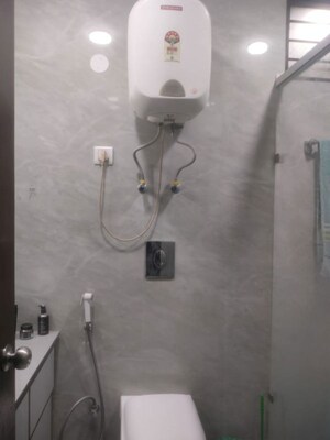 Bathroom in 4 BHK Apartment at Vasant Kunj – for Rent