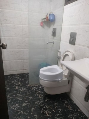 Bathroom in 4 BHK Apartment at Vasant Kunj – for Rent