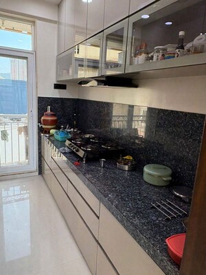 Kitchen in 3 BHK Apartment at Vasant Vihar – for Rent
