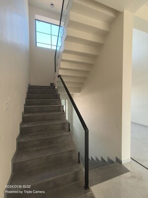 Stairs in 5 BHK Villa at Vraj Regalia 18, Bhayli – for Sale