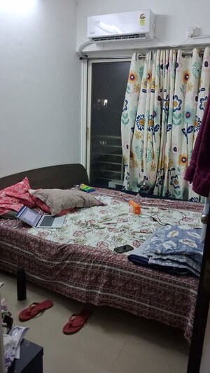 Bedroom in 1 BHK Apartment at Omkar Vayu, Mahim – for Rent