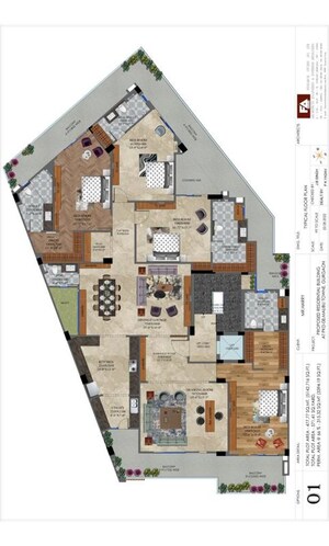 Master Plan in 4 BHK Builder Floor at Malibu Town – for Sale